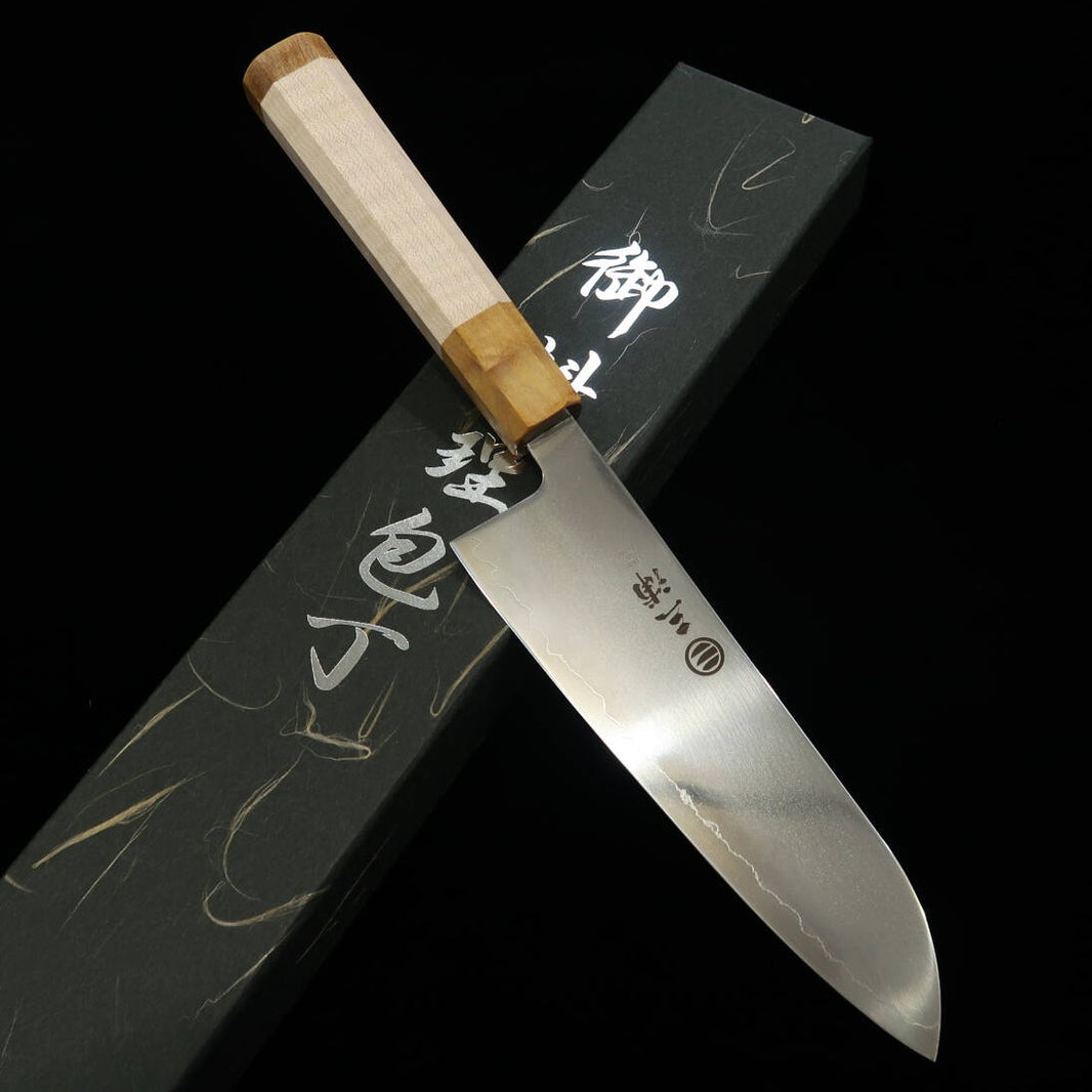 Miura MIURA Hikari Santoku SLD poli Manche en érable double anneau -jaune- (170 mm)