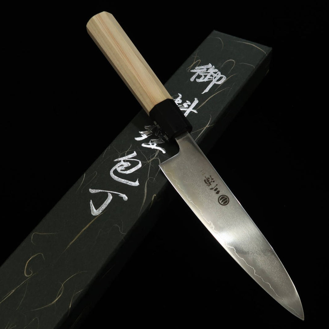 Miura Hikari SLD Petty knife Polished with Resin Hinoki Handle (130mm)