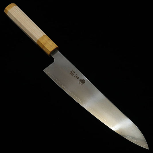 Gyuto MIURA Hikari SLD polido, cabo duplo de bordo -amarelo- (195mm)