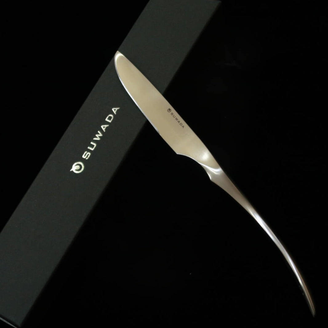 SUWADA juego de cuchillo y tenedor para bistec, acabado satinado