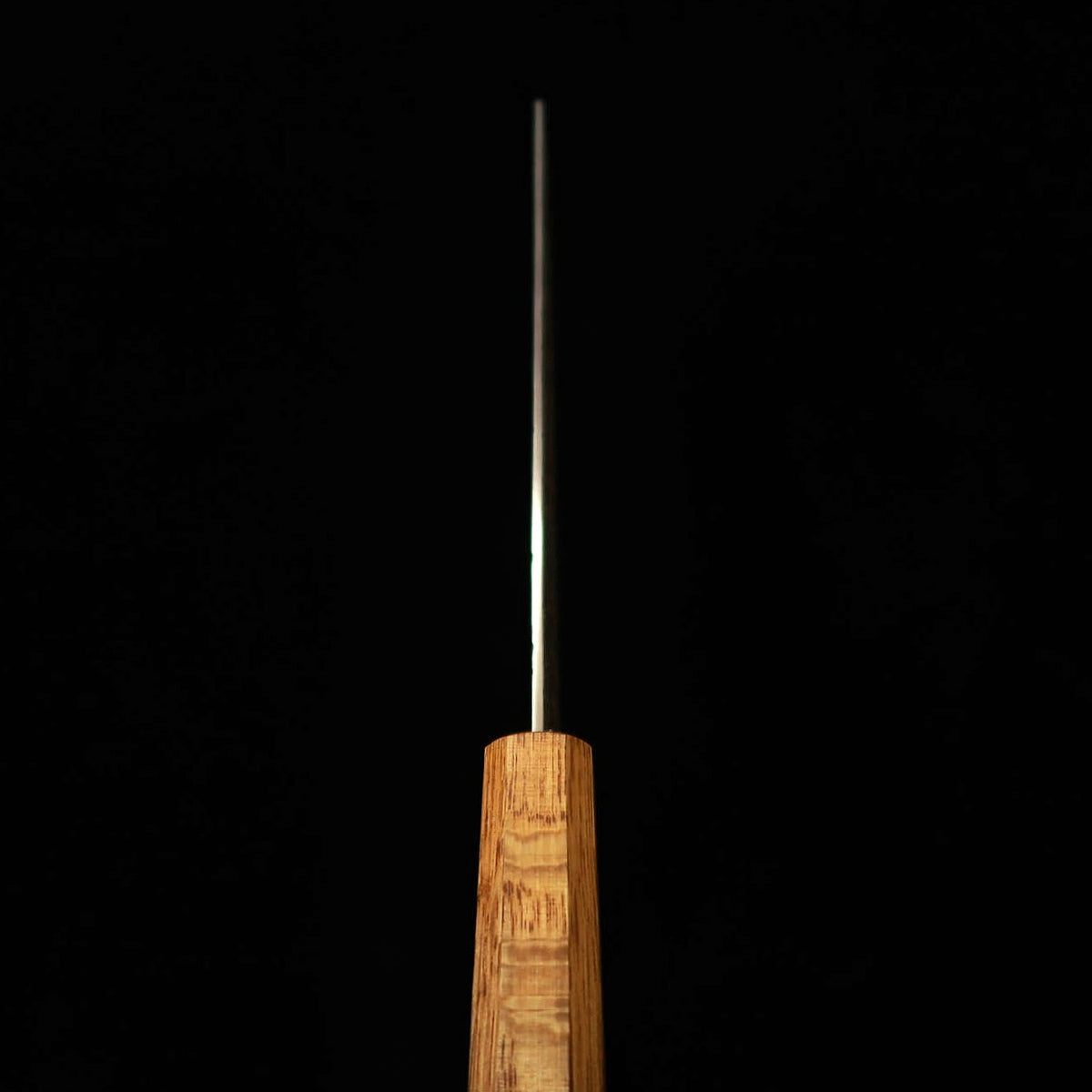 MIYAZAKI KAJIYA Miyazaki Kajiya Nakiri Gin-san Damasco martelada sub-zero cabo de carvalho laqueado (180 mm)