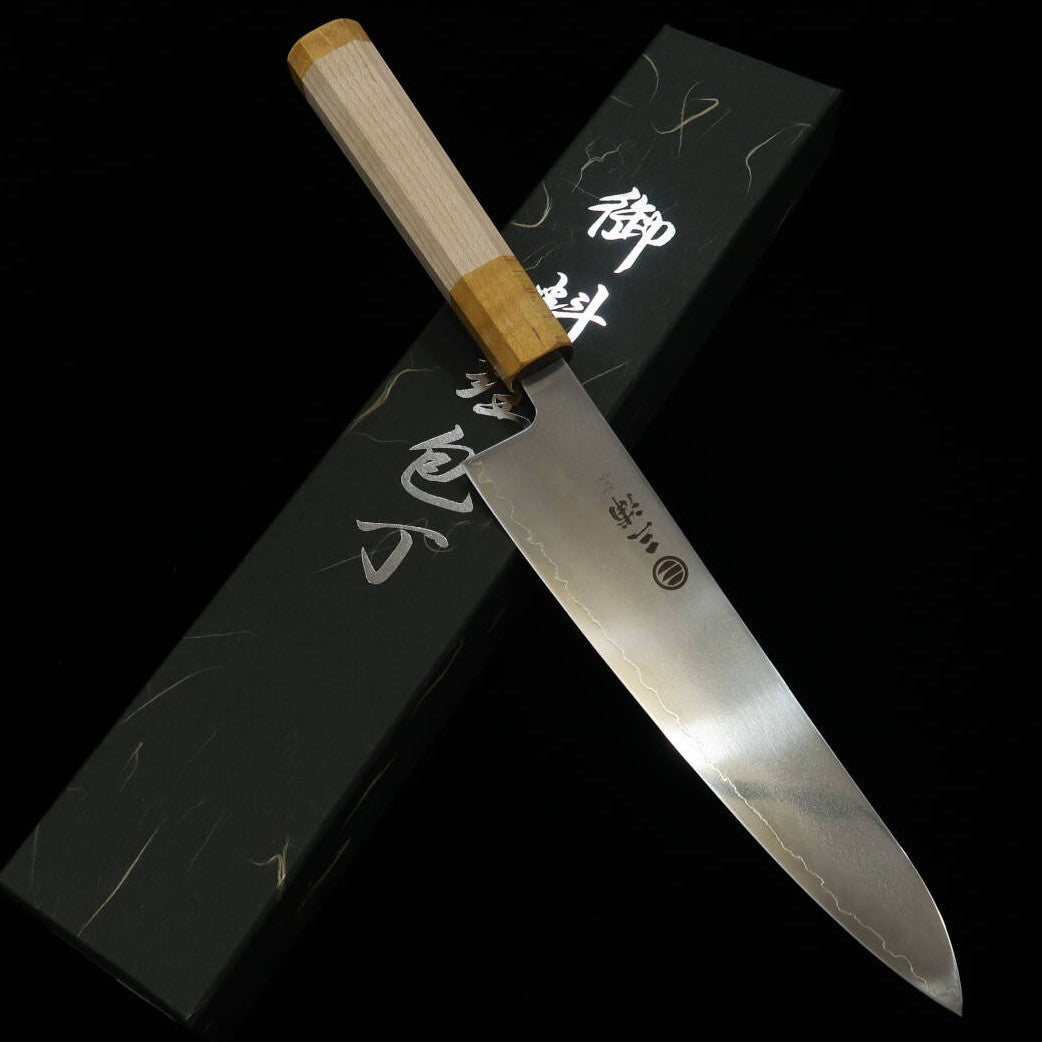Miura MIURA Hikari Gyuto SLD poli manche érable double roue -jaune- (195 mm)