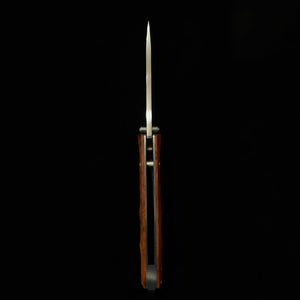 MCUSTA Mcusta Shinra Emotion, finition martelée, VG10 damas, manche en ironwood, MC-0077D1 (71 mm)