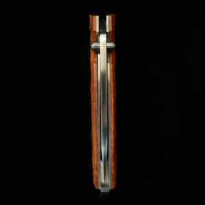 MCUSTA Mcusta Shinra Emotion, finition martelée, VG10 damas, manche en ironwood, MC-0077D1 (71 mm)