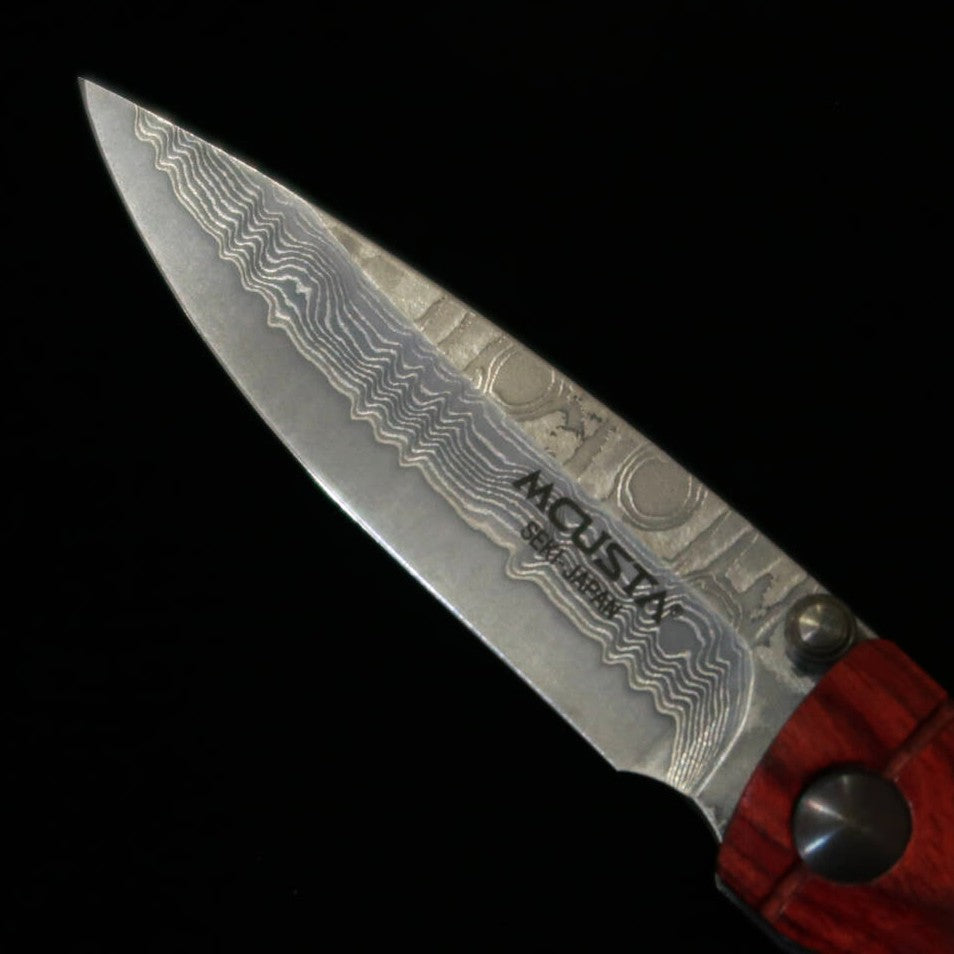 MCUSTA Emcusta “Take”, mango de stamina wood, damasco, MC-75D (71 mm)