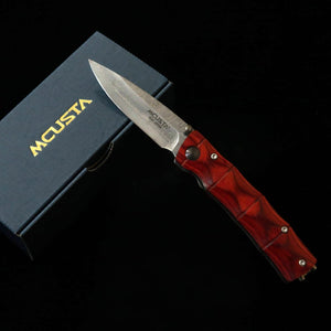 MCUSTA Emcusta “Take”, mango de stamina wood, damasco, MC-75D (71 mm)
