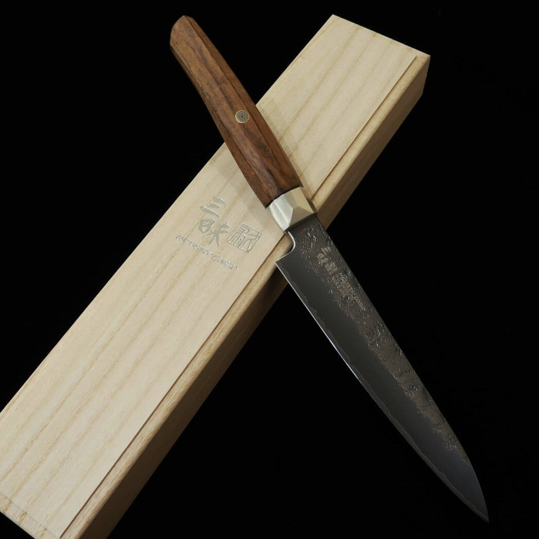 Petty MCUSTA ZANMAI Revolution Edición limitada 2025 mango de ironwood (150mm)