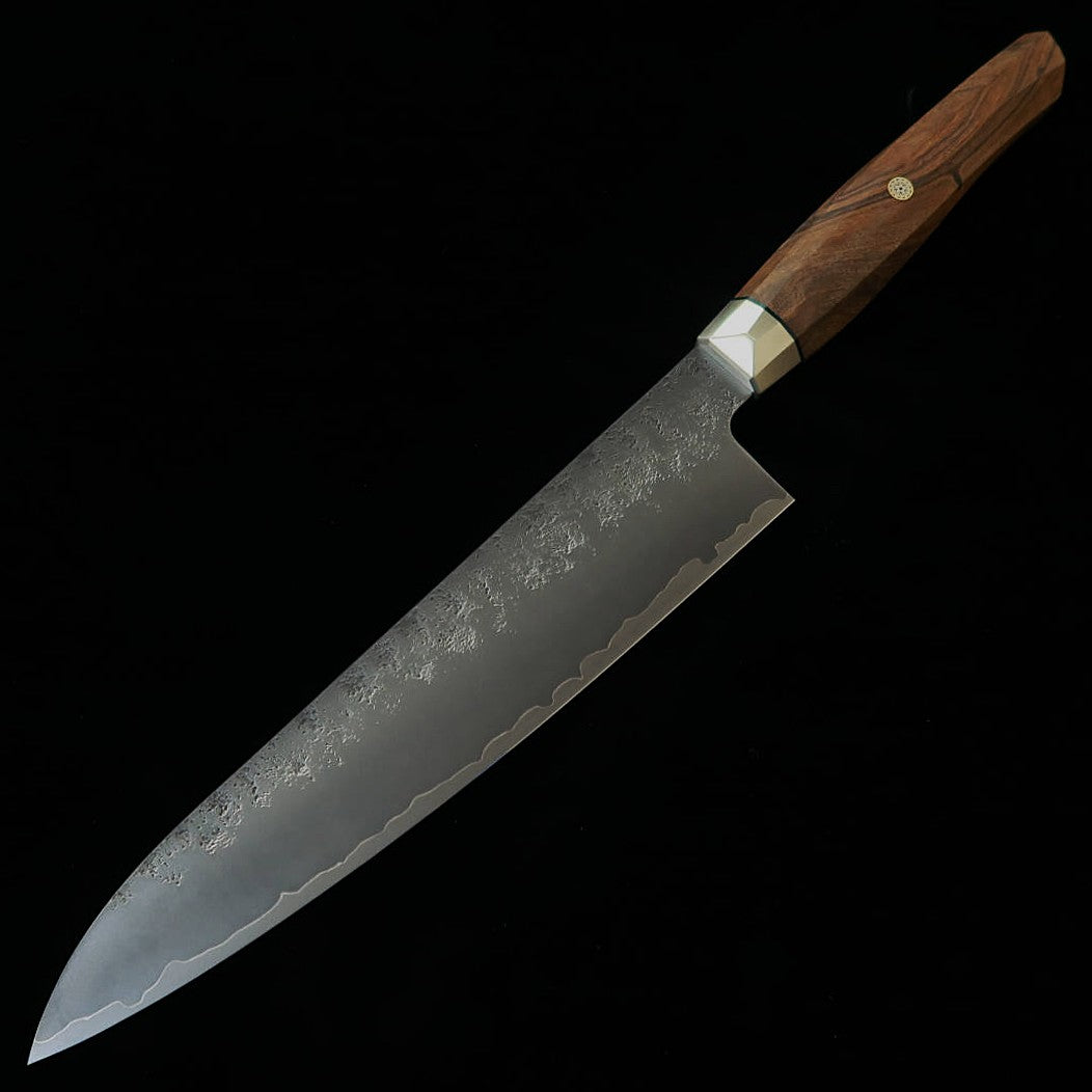 Gyuto ZANMAI Revolution Edição Limitada 2025 , cabo em Ironwood inox SPG2 (210mm)