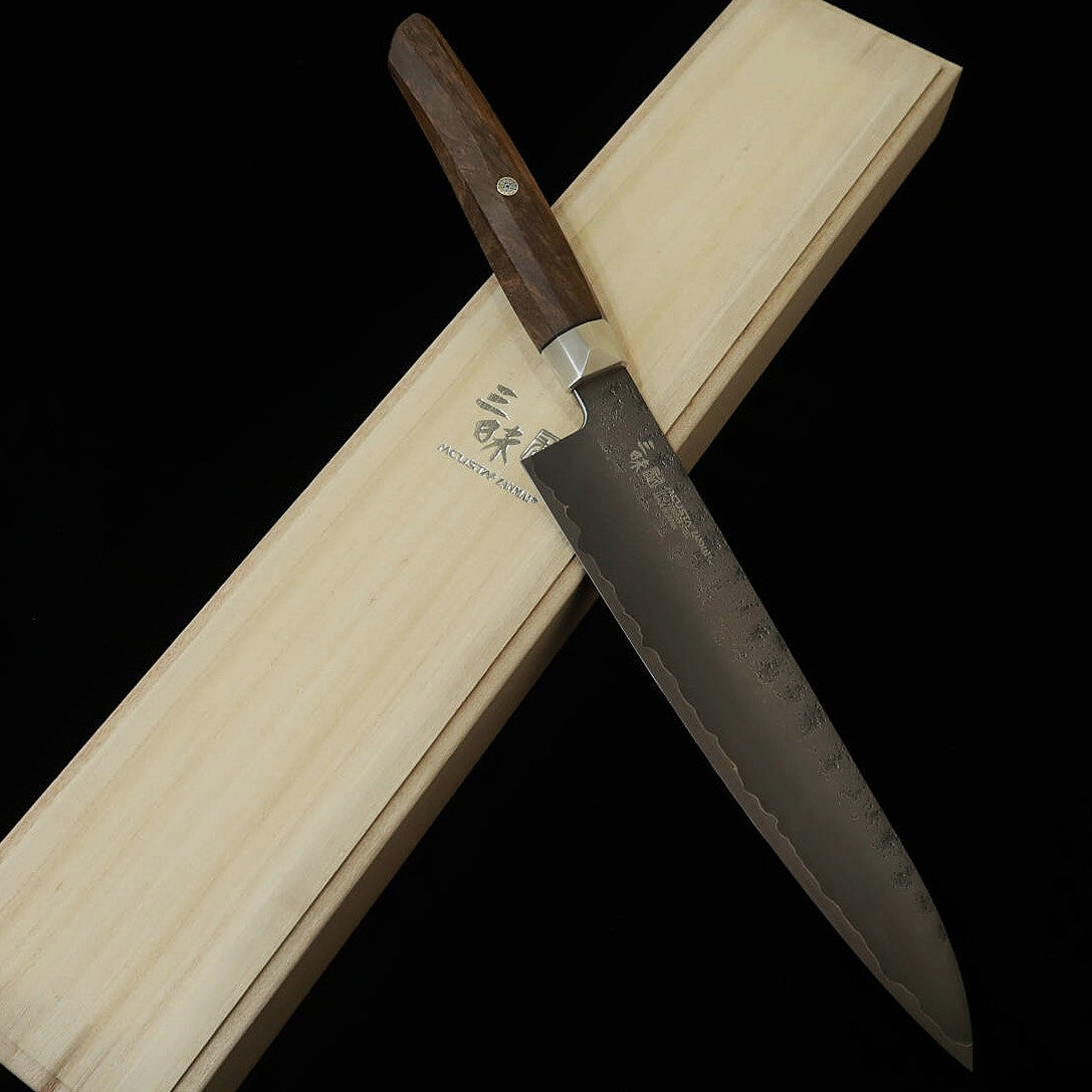 Gyuto ZANMAI Revolution Edição Limitada 2025 , cabo em Ironwood inox SPG2 (210mm)