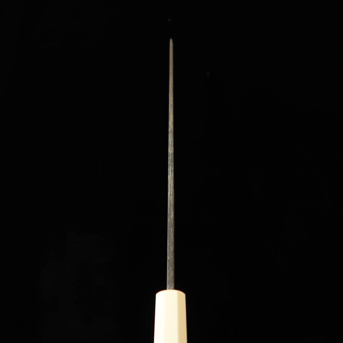 MIURA Itadaki Miura Itadaki – Giichi Tanaka Kiritsuke yanagiba Shirogami n°2, kuro-uchi, manche en turquoise blanc (270 mm)