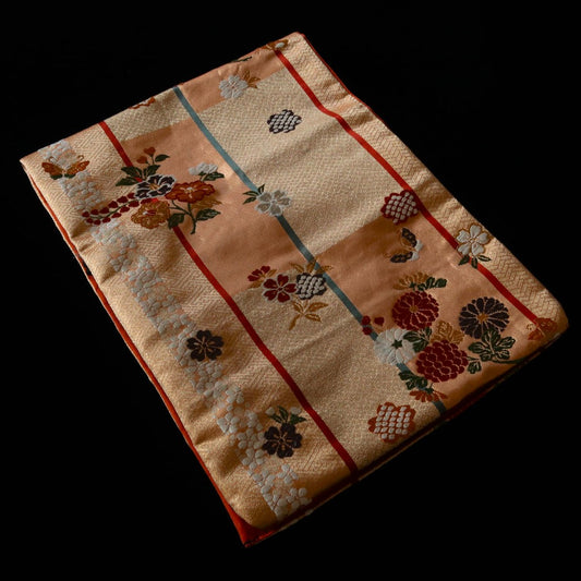 富士鹿 包丁巻き 着物柄 ４本掛け 79×29.5cm
