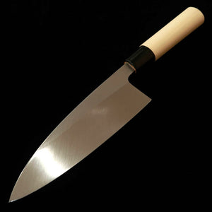 MIURA Deba, SK Steel Kasumi Finish with Magnolia Wood Handle and Plastic Collar (165mm)