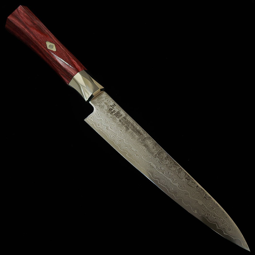 【新定番】三昧MCUSTA ZANMAI シュプリーム3 鎚目 ペティ 赤（90-150mm）