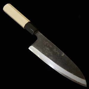 MIURA Deba Shirogami nº2 Kurouchi cabo octogonal de magnólia (135–180mm)