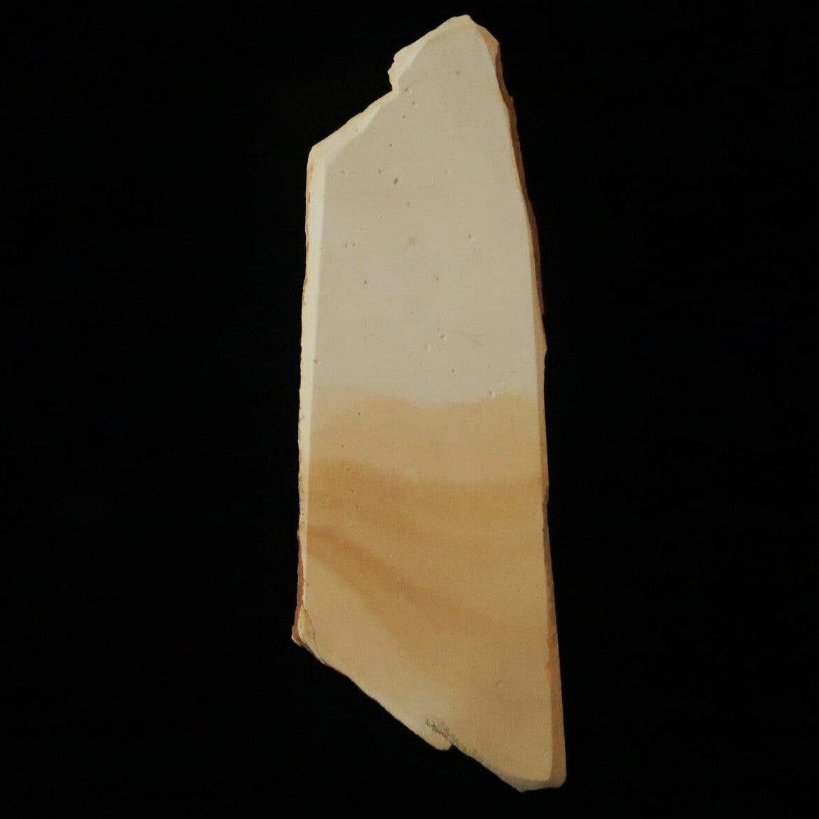 Mio Tsukushihime, piedra de afilar natural Iyo Meito M27, veteado “mokume”, 63 × 212 × 31 mm