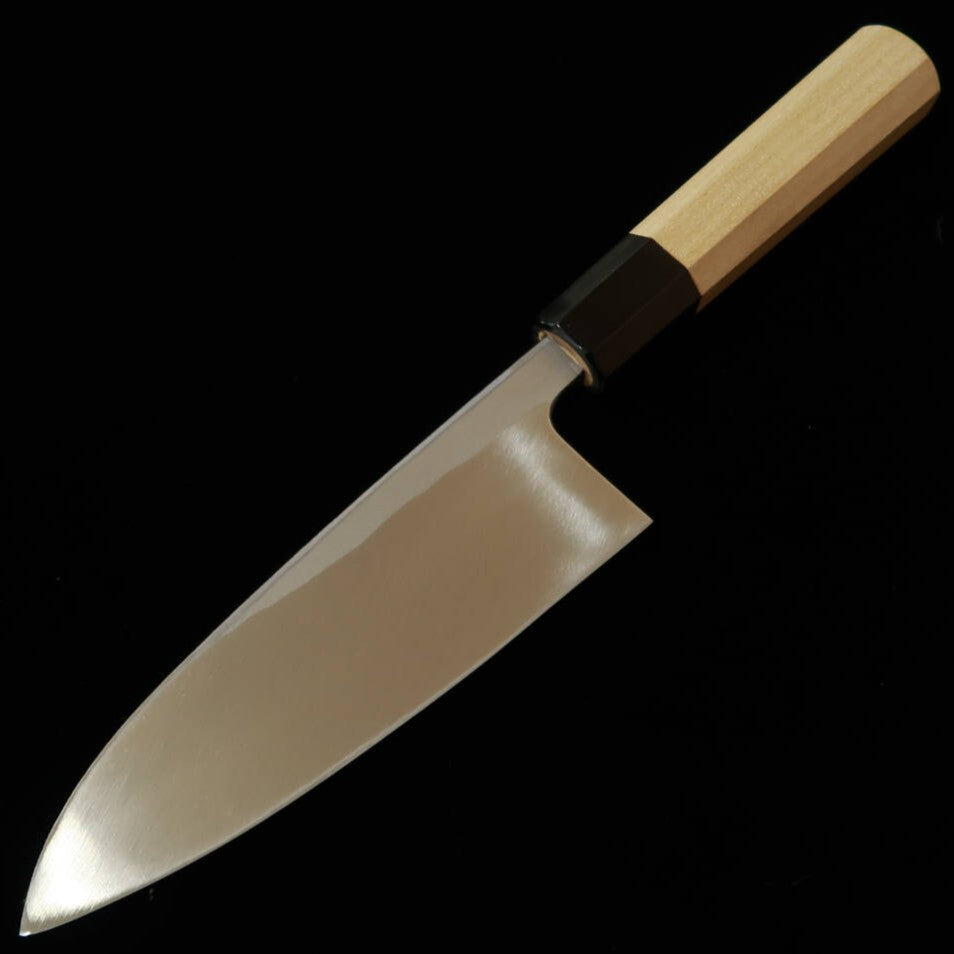 MIURA Deba Shirogami nº2 Kurouchi cabo octogonal de magnólia (135–180mm)