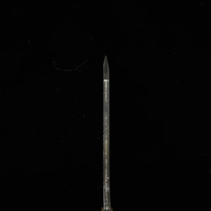 Cuchillo plegable HIGONOKAMI obra de Mitsuo, Aogami, mango de latón (72 mm)
