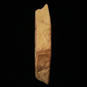 Miotsukushihime pedra de amolar natural Iyo Meito M28, veios vermelhos, 87×186×29 mm