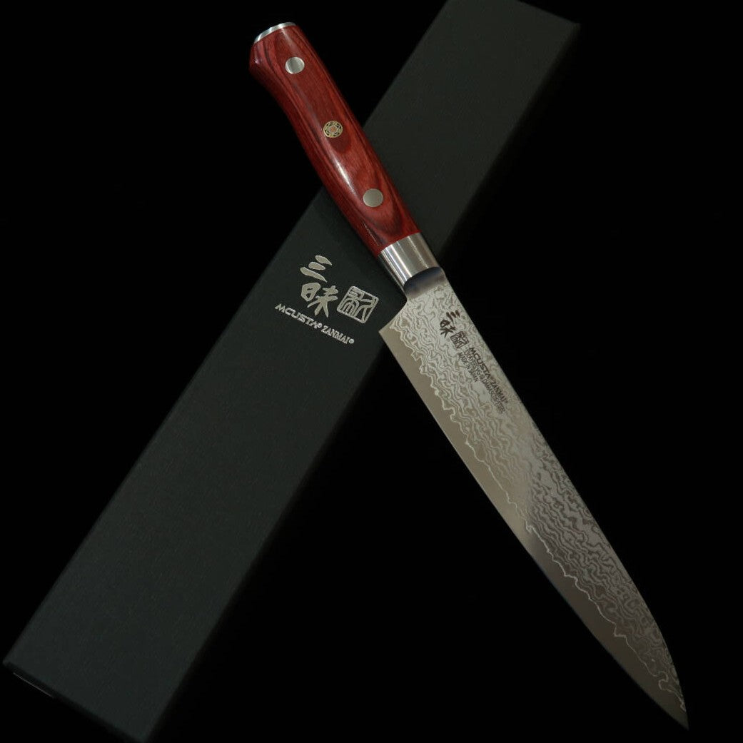 【新定番】三昧MCUSTA ZANMAI クラシックプロ3 紅蓮 ペティ （90-150mm）