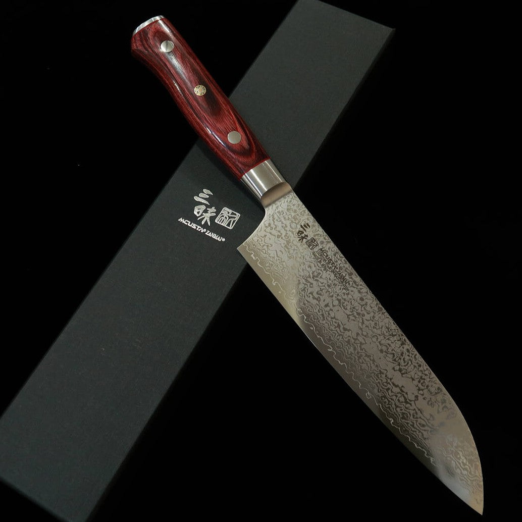 【Nuevo estándar】MCUSTA ZANMAI Zanmai Classic Pro 3 Guren Santoku (180 mm)