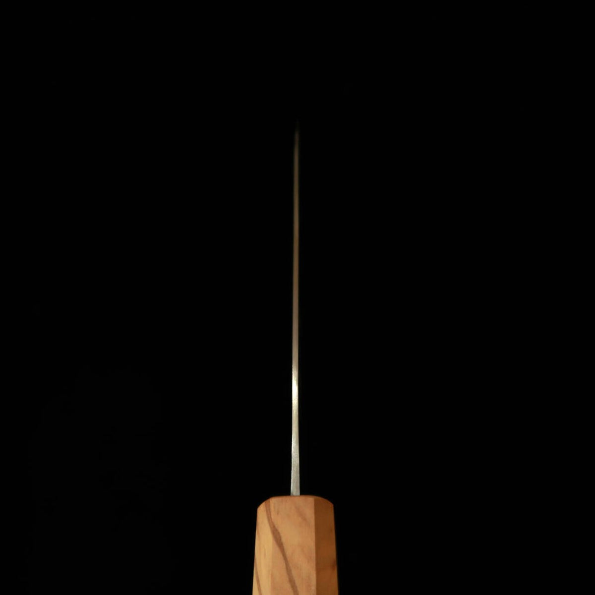 Miura VG10 Damascus Santoku with Integral Olive Wood Handle (180mm)
