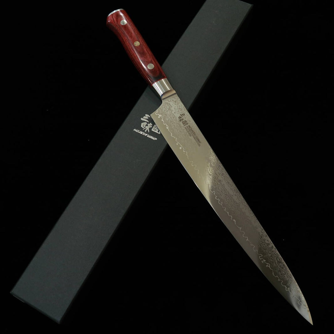 【Nuevo estándar】MCUSTA ZANMAI Classic Pro 3 “Guren” Sujihiki (240/270 mm)