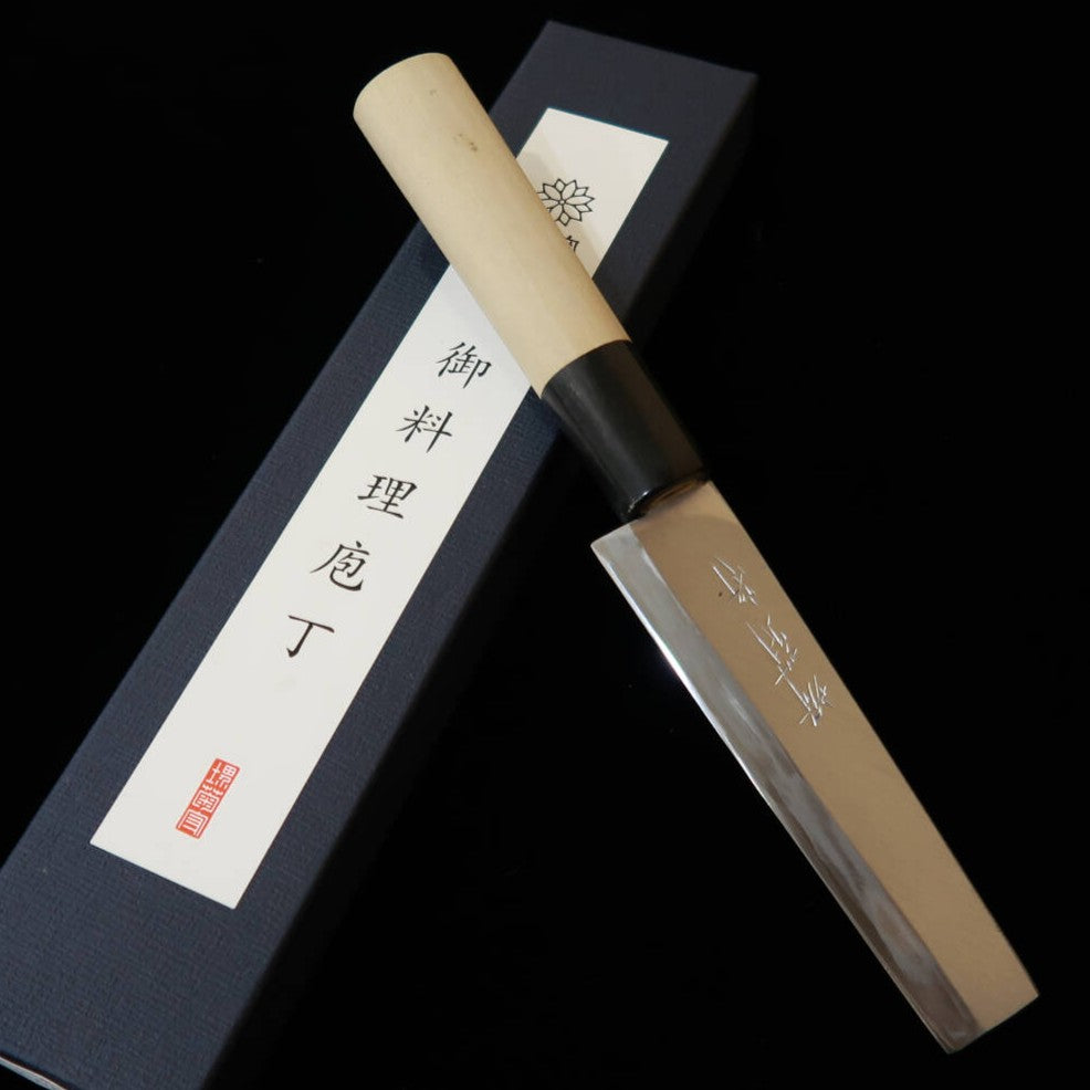 堺菊守 SAKAI KIKUMORI 白紙二号 水牛柄 鰻裂き 名古屋裂 (105mm)