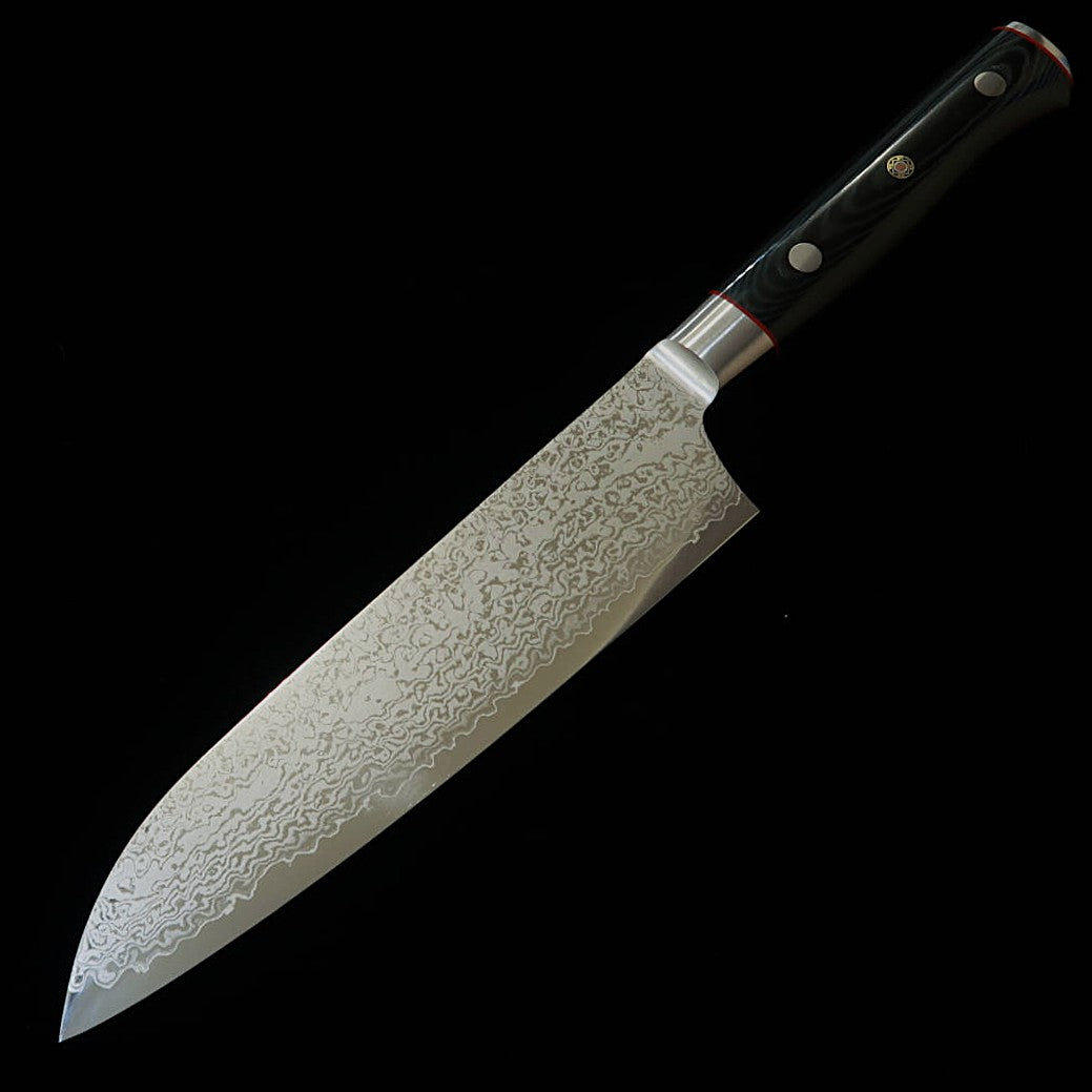[New Standard] ZANMAI MCUSTA Classic Pro 3 Damascus Zebra Santoku Knife (180mm)