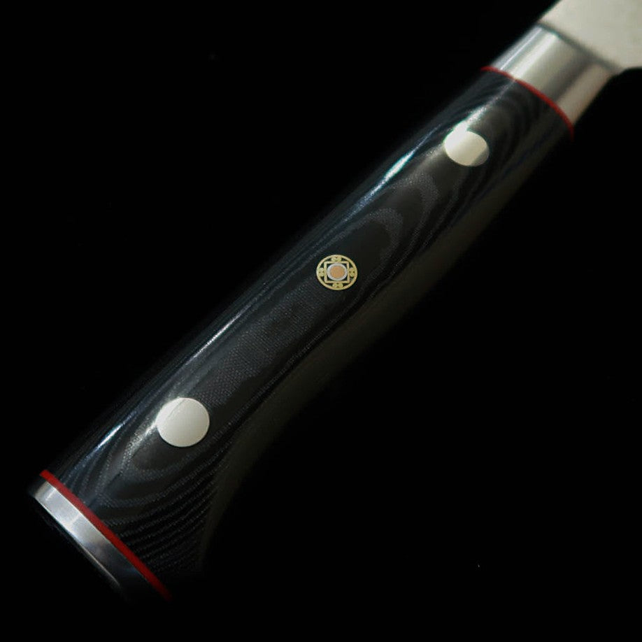 [New Standard] ZANMAI MCUSTA Classic Pro 3 Damascus Zebra Santoku Knife (180mm)