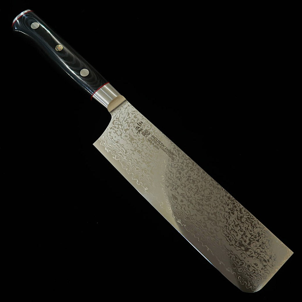 Nakiri 【Nuevo estándar】MCUSTA ZANMAI Classic Pro 3 Damasco Cebra (165mm)