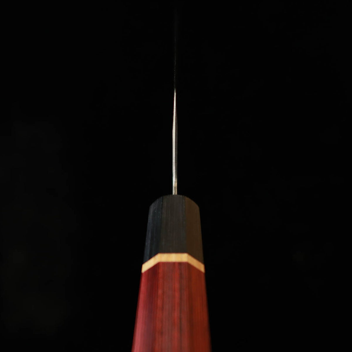 KUNPEI Nakiri Kokuryū Damasco martelado Cabo octogonal Akatsuki (165 mm)