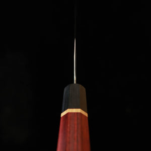 KUNPEI Nakiri Kokuryū Damasco martelado Cabo octogonal Akatsuki (165 mm)