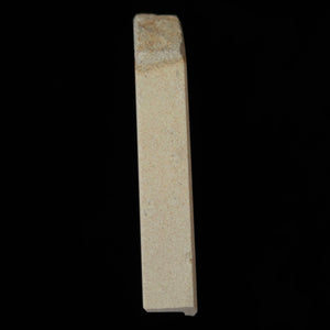 Miotsukushihime pedra de amolar natural Iyo Meito M41, “Kokuzo Shiro”, 99×167×26 mm