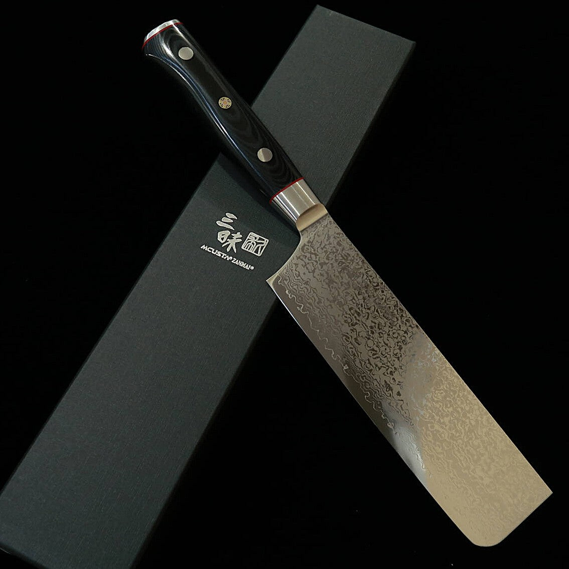 【Novo Clássico】MCUSTA ZANMAI Classic Pro 3 Damasco Zebra Nakiri (165mm)