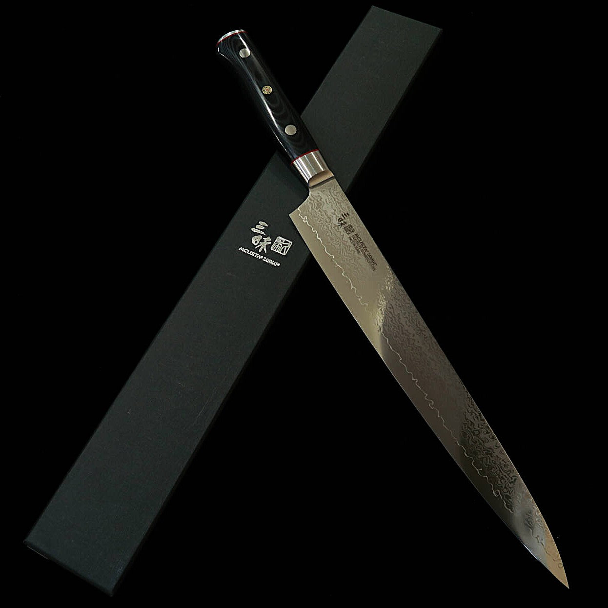 [New Standard] ZANMAI MCUSTA Classic Pro 3 Damascus Zebra Slicer (240/270mm)