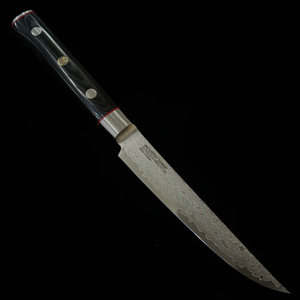 [Novo Clássico] Zanmai MCUSTA ZANMAI Classic Pro 3 Damascus Zebra Faca de Bife (115mm)