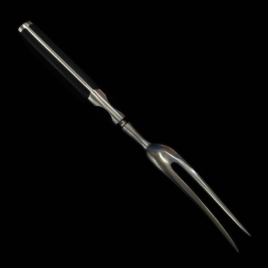 グレステンGLESTAIN カービングフォーク 積層強化木鍔付きハンドル FK125（300mm）