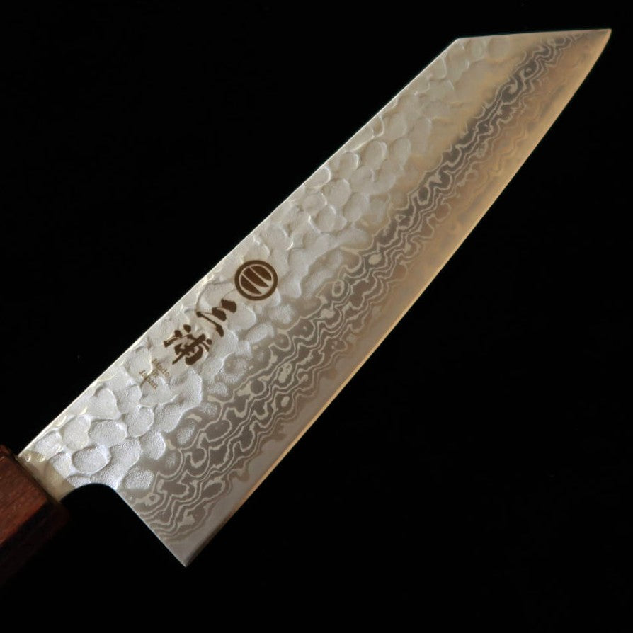 Miura MIURA Bunka Gin-san nº3 martelado, damasco, cabo em zelkova (170 mm)