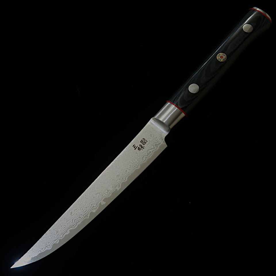 [Novo Clássico] Zanmai MCUSTA ZANMAI Classic Pro 3 Damascus Zebra Faca de Bife (115mm)