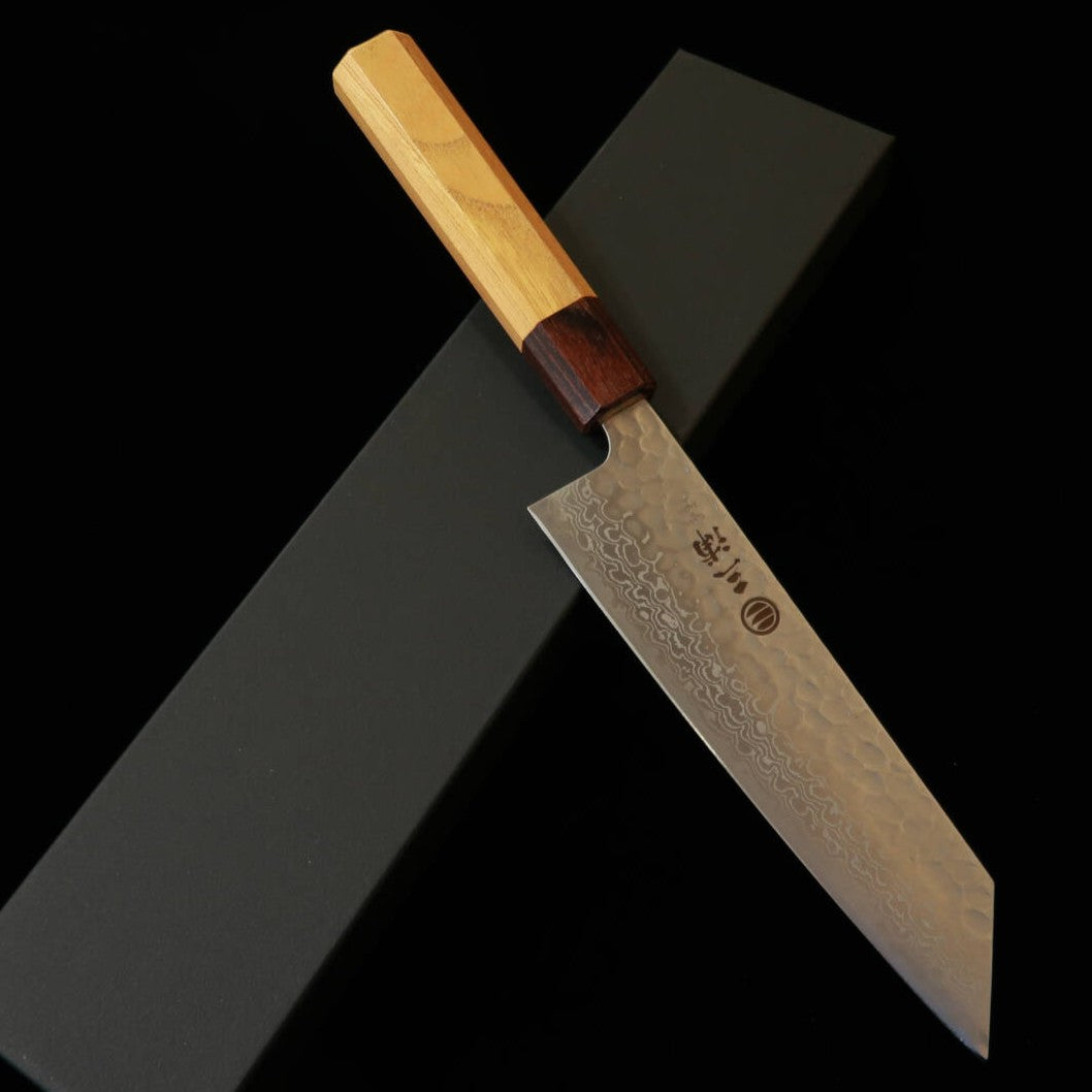 MIURA bunka, Gin-3, martelé, damas, manche en zelkova (170 mm)