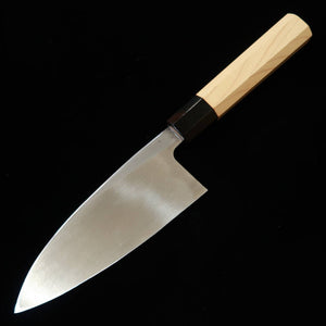 三浦MIURA 小出刃 白紙二号 黒打ち メープル水牛柄（150mm）