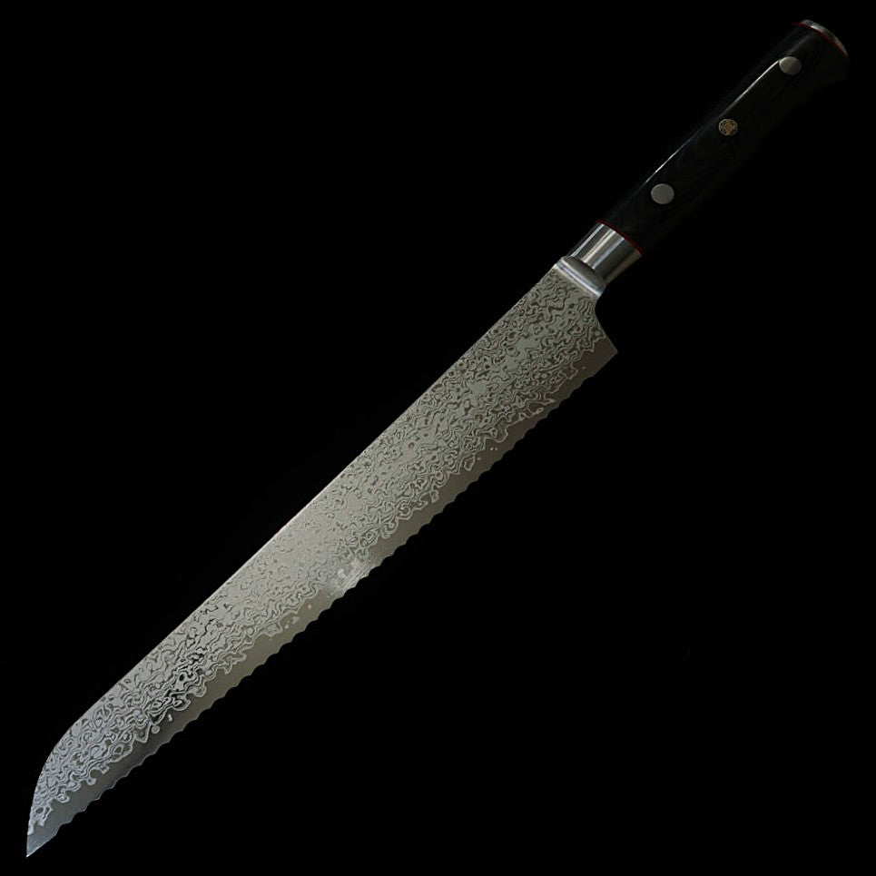 [New Standard] ZANMAI MCUSTA Classic Pro 3 Damascus Zebra Bread Knife (160/230mm)