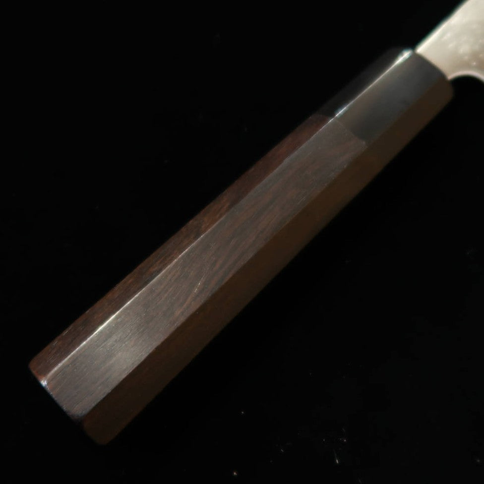 三浦MIURA ペティ 銀紙三号 梨地 黒檀八角柄（150mm）