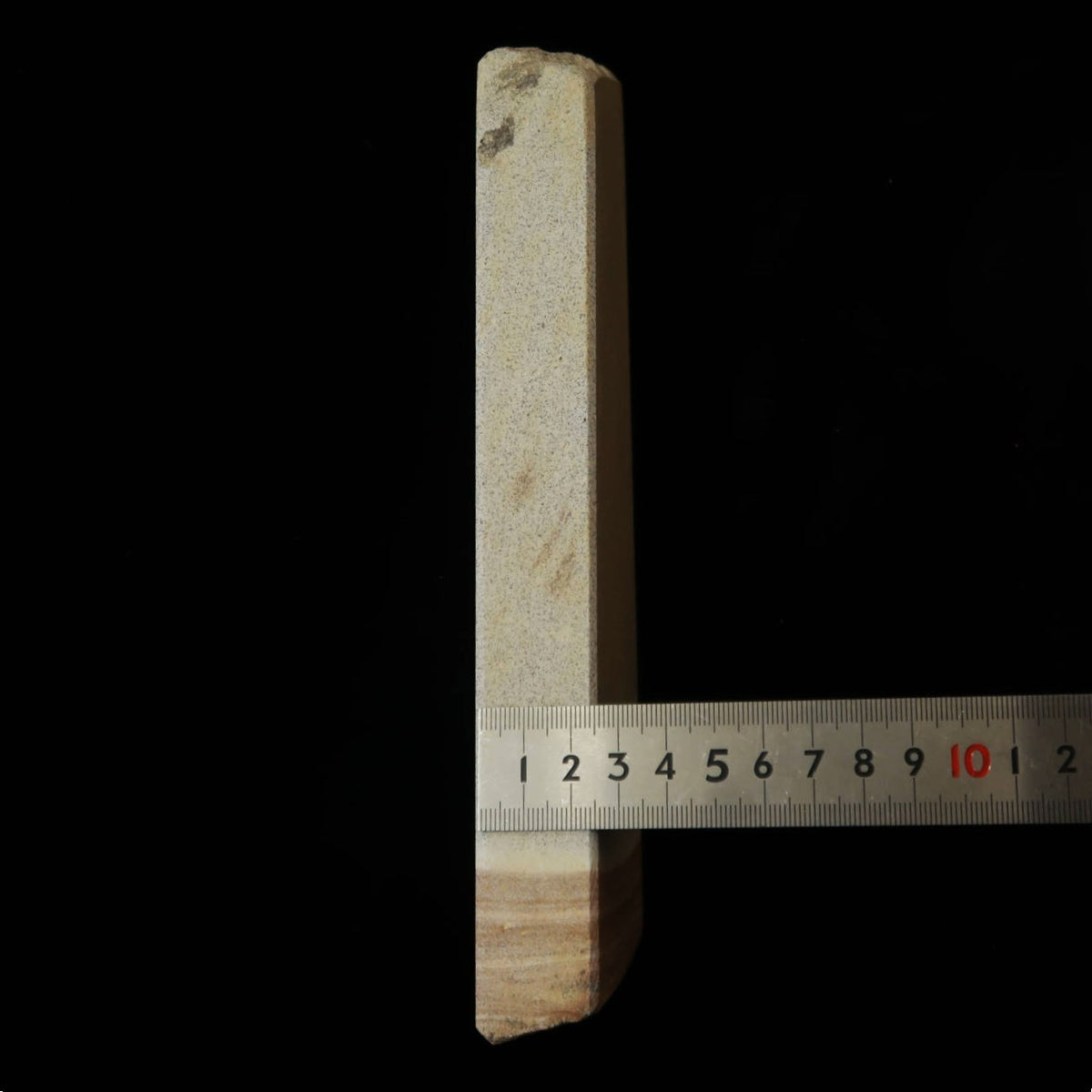 Miotsukushihime Pedra de amolar natural Iyo Meito M46 Kokuzo Kuro 76×214×27 mm