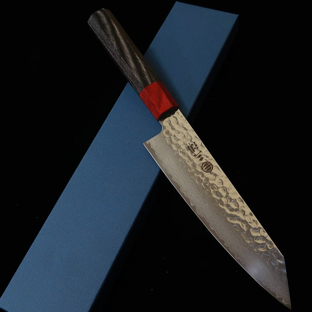三浦MIURA 文化 VG10 鎚目ダマスカス 八角柄 （180mm）