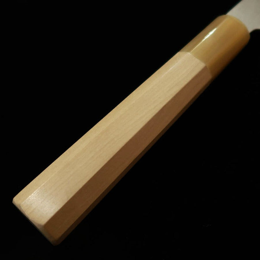 三浦頂MIURA Itadaki 田中義一 ペティ 青紙一号 ダマスカス 朴八角柄（150mm）