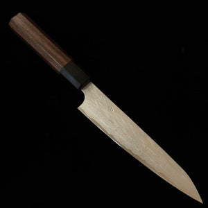 Nigara Hamono NIGARA VG XEOS Tsuchime Damascus Petty with Shitan Handle (150mm)