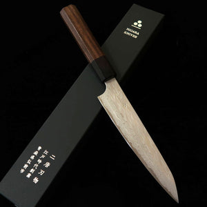 NIGARA NITOU Nigara VG XEOS Damasco martilleado, Petty, mango de palisandro (150 mm)