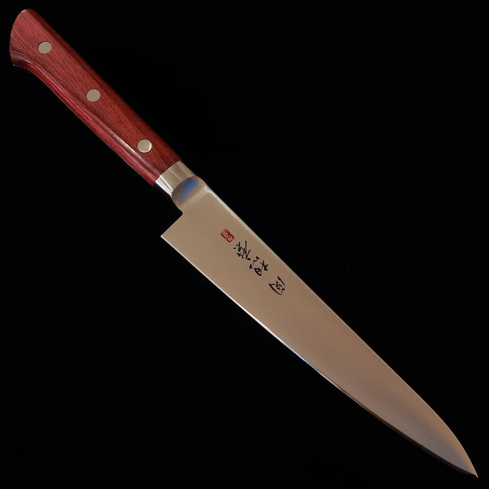 Petty SEKI SOUMA molibdeno, mango de madera contrachapada roja (150mm)
