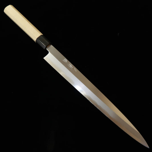 三浦頂MIURA Itadaki 田中義一 柳刃 青紙一号 朴八角柄（300mm）